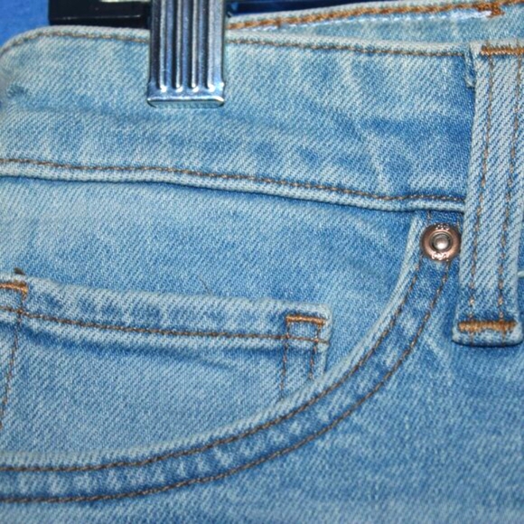 Lee High Rise Cut Off Denim Shorts Blue NWT - Picture 3 of 7